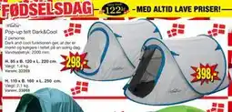 Harald Nyborg Pop-up telt Dark&Cool tilbud