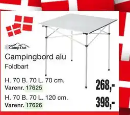 Harald Nyborg Campingbord alu tilbud