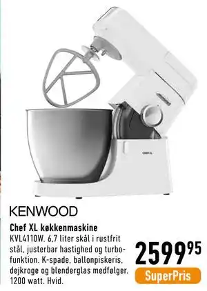 Imerco Chef XL køkkenmaskine tilbud