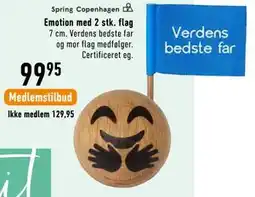 Imerco Emotion med 2 stk. flag tilbud