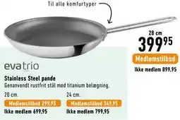 Imerco Stainless Steel pande, Medlemspris tilbud
