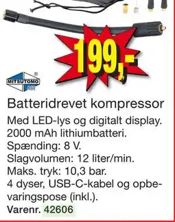 Harald Nyborg Batteridrevet kompressor tilbud