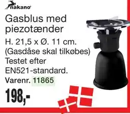Harald Nyborg Gasblus med piezotænder tilbud
