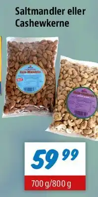 zur Krone Saltmandler eller Cashewkerne tilbud