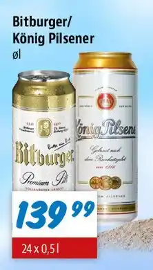 zur Krone Bitburger / König Pilsener tilbud