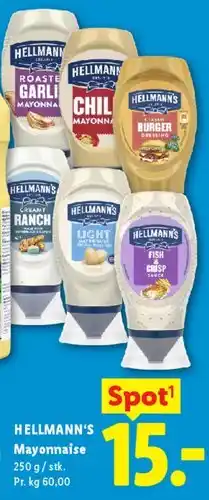 Lidl Hellmann's Mayonnaise tilbud