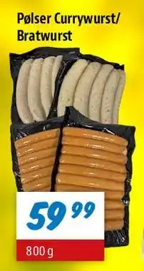 zur Krone Pølser Currywurst / Bratwurst tilbud