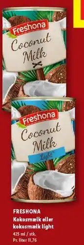 Lidl FRESHONA Kokosmælk tilbud