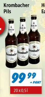zur Krone Krombacher Pils tilbud