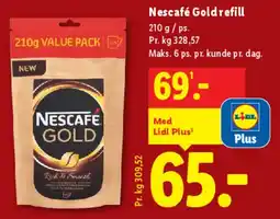 Lidl Nescafé Gold refill tilbud