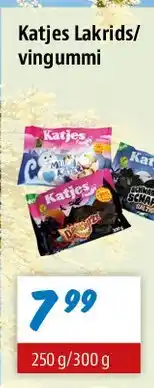 zur Krone Katjes Lakrids / Vingummi tilbud