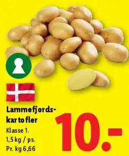 Lidl Lammefjords kartofler tilbud