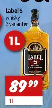 zur Krone Label 5 whisky tilbud