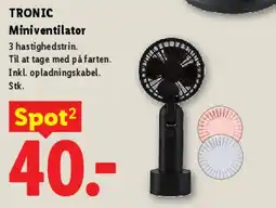 Lidl Tronic miniventilator tilbud