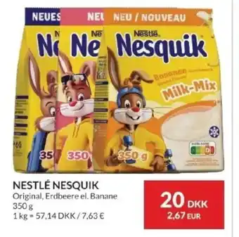 Nielsen's Discount Nestlé nesquik tilbud