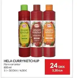 Nielsen's Discount Hela curryketchup tilbud