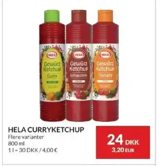 Nielsen's Discount Hela curryketchup tilbud