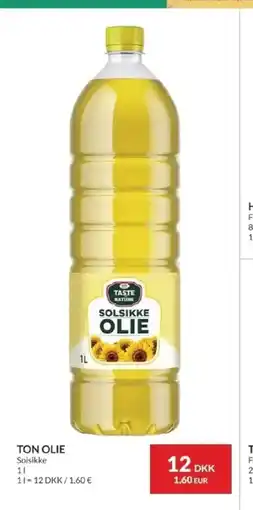 Nielsen's Discount Ton olie solsikke tilbud