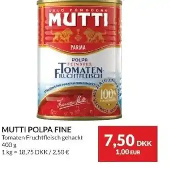 Nielsen's Discount Mutti polpa fine tilbud