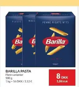 Nielsen's Discount Barilla pasta tilbud