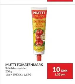 Nielsen's Discount Mutti tomatenmark tilbud