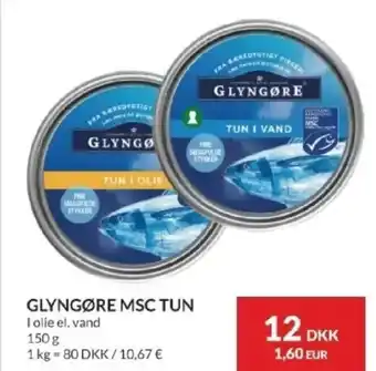 Nielsen's Discount Glyngøre msc tun tilbud