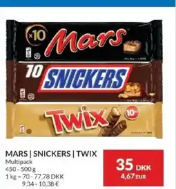 Nielsen's Discount Mars | snickers | twix multipack tilbud