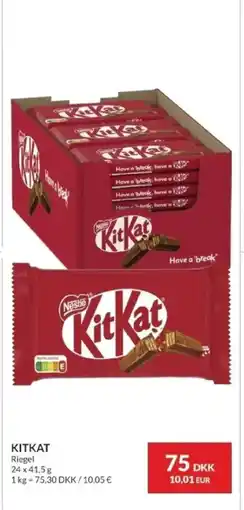 Nielsen's Discount Kitkat riegel tilbud