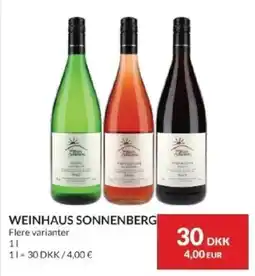 Nielsen's Discount Weinhaus sonnenberg tilbud