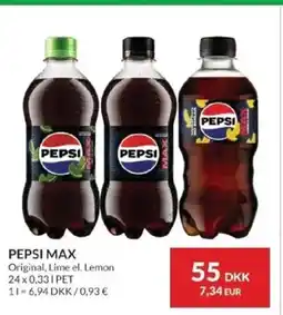 Nielsen's Discount Pepsi max tilbud