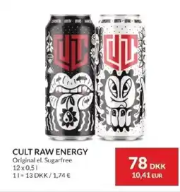 Nielsen's Discount Cult raw energy tilbud