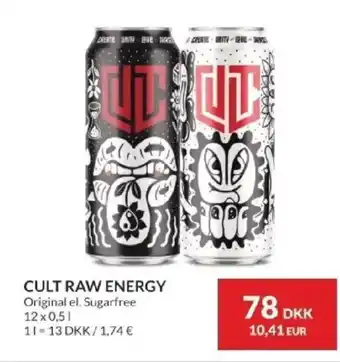 Nielsen's Discount Cult raw energy tilbud