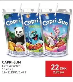 Nielsen's Discount Capri-sun tilbud