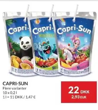 Nielsen's Discount Capri-sun tilbud