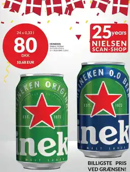 Nielsen's Discount Heineken tilbud