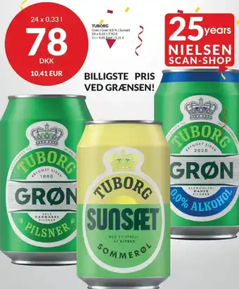 Nielsen's Discount Tuborg tilbud