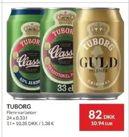 Nielsen's Discount Tuborg tilbud