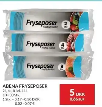 Nielsen's Discount Abena fryseposer tilbud