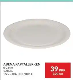 Nielsen's Discount Abena paptallerken tilbud