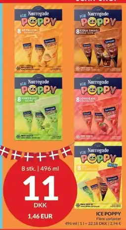 Nielsen's Discount Ice poppy flere varianter tilbud