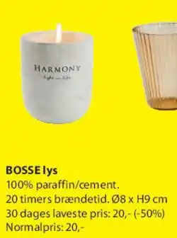 JYSK BOSSE lys tilbud