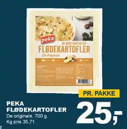 Let-Køb PEKA FLØDEKARTOFLER tilbud