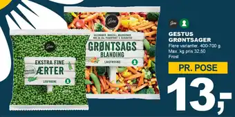 Let-Køb GESTUS GRØNTSAGER tilbud