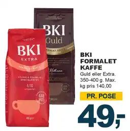 Let-Køb BKI formalet kaffe tilbud