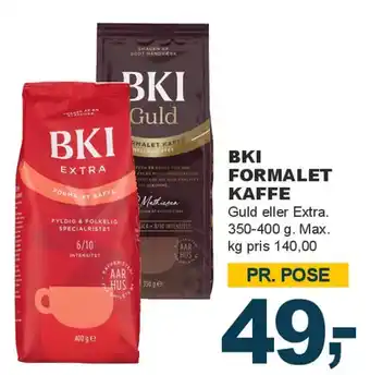 Let-Køb BKI formalet kaffe tilbud