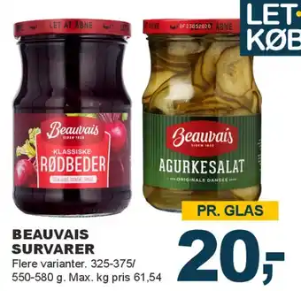 Let-Køb Beauvais Survarer tilbud