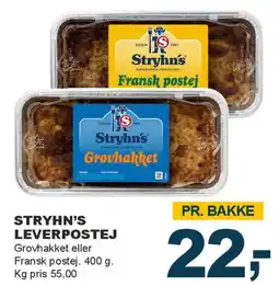 Let-Køb Stryhn's Leverpostej tilbud