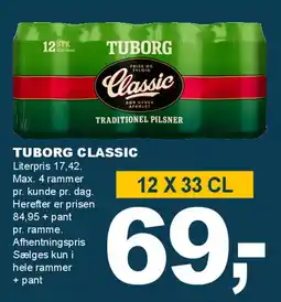 Let-Køb Tuborg Classic tilbud