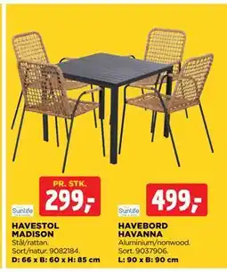jem & fix HAVEBORD HAVANNA tilbud