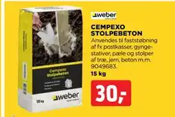 jem & fix CEMPEXO STOLPEBETON tilbud